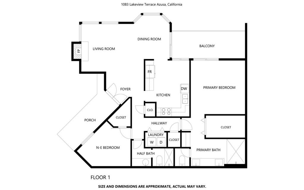 1083 Lakeview Terrace Azusa, CA 91702 - Photo 34 of 36 a picture of floor plan