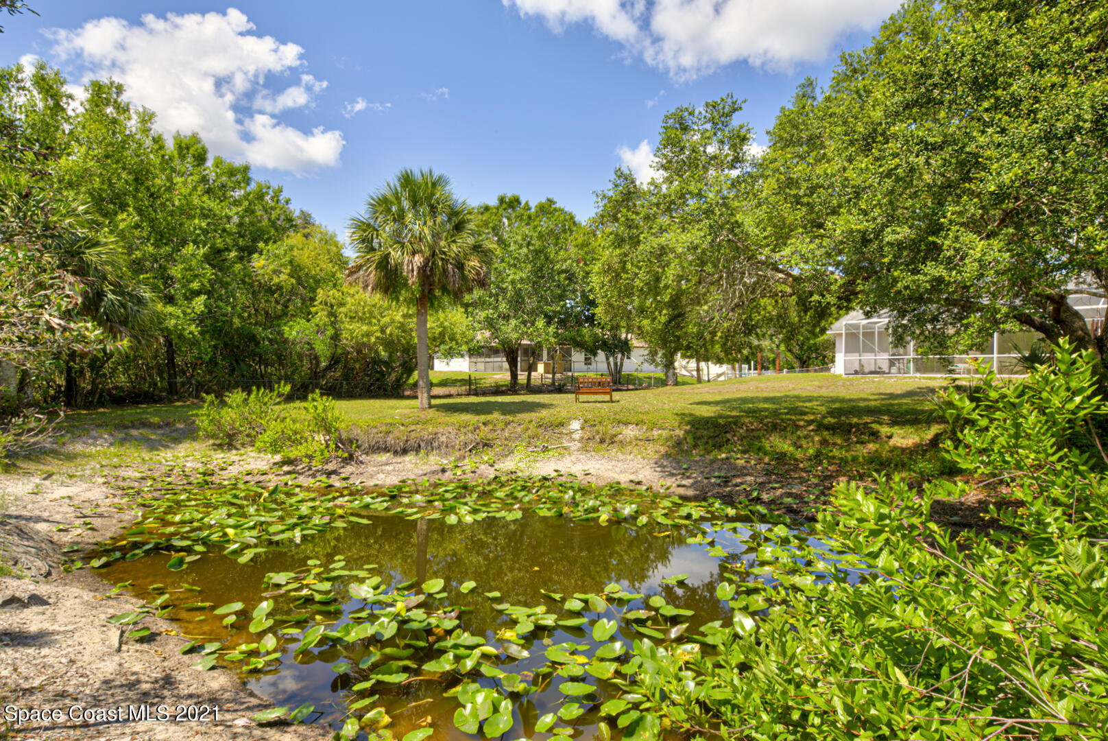 2225 Corey Road Malabar, FL 32950 - Photo 49 of 62 pond & back of house