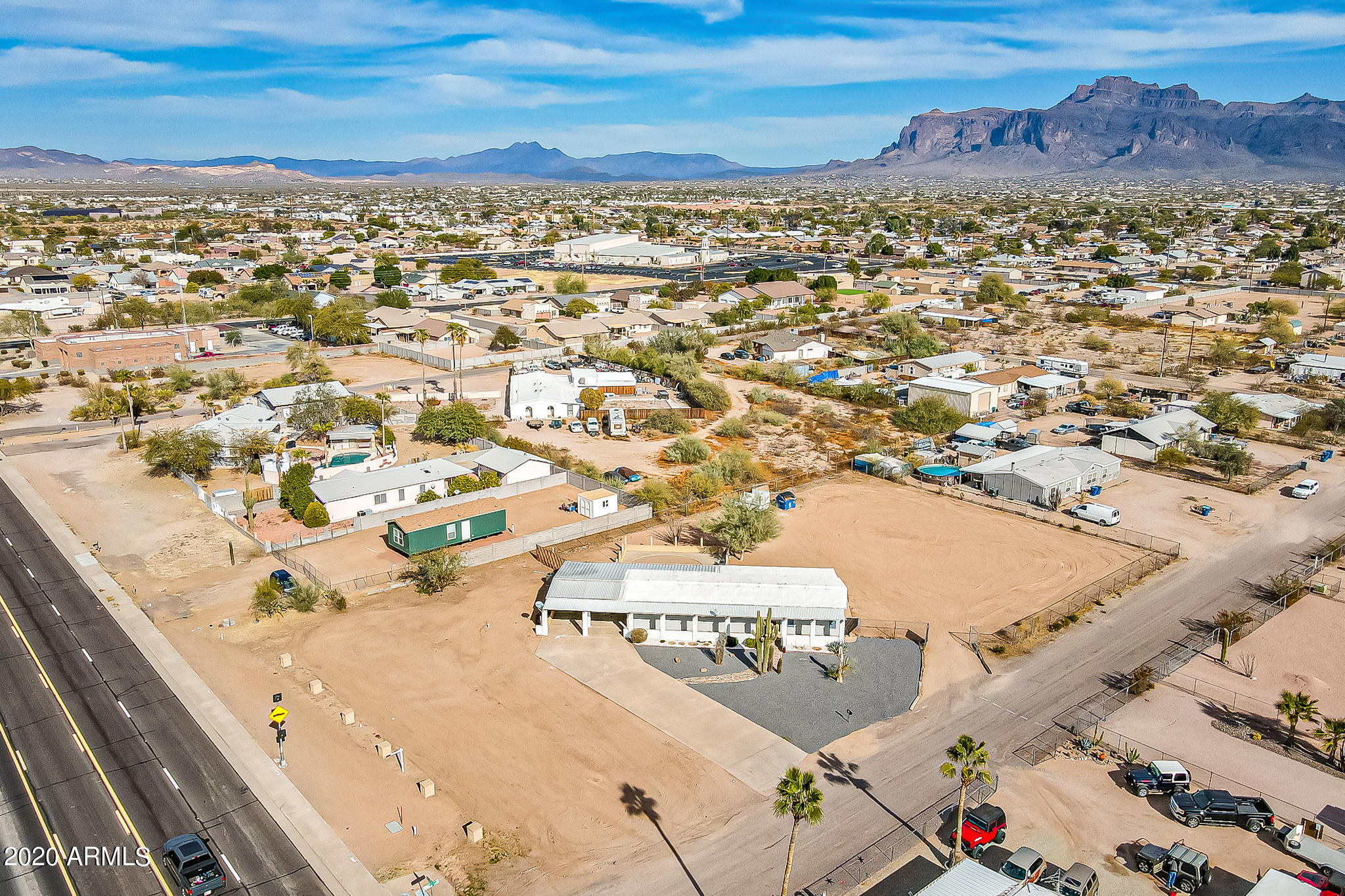 1835 South Idaho Road Apache Junction, AZ 85119 - Photo 1 of 46 Idaho - Aerial-1