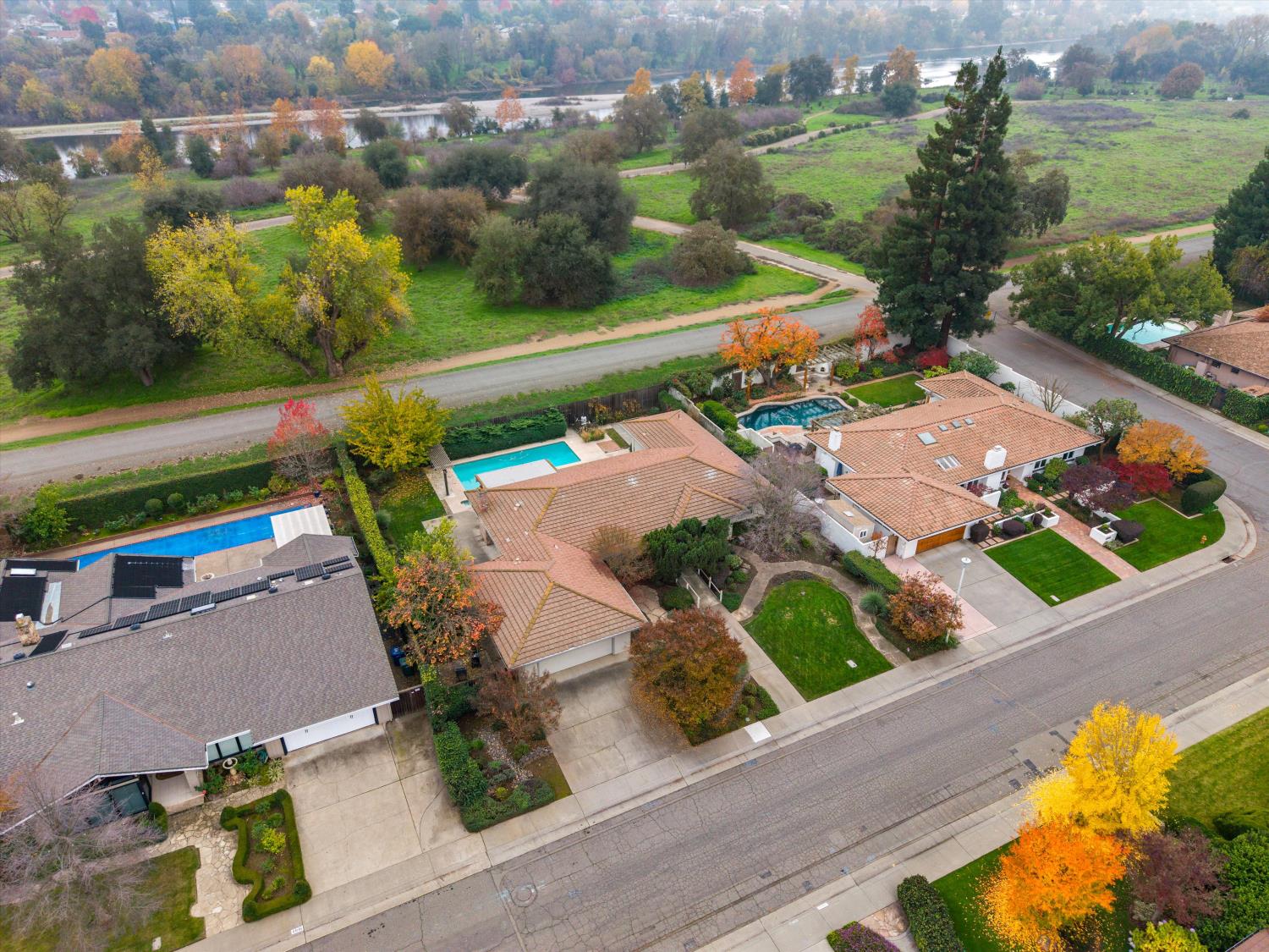 4808 Sherlock Way Carmichael, CA 95608 - Photo 35 of 45 an aerial view of a house with a garden