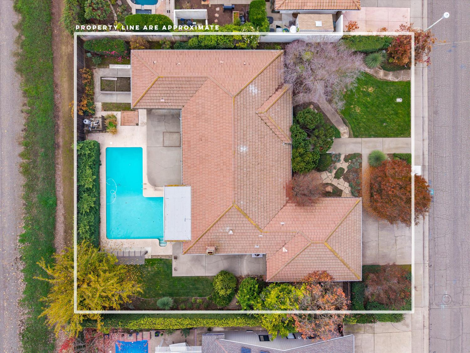 4808 Sherlock Way Carmichael, CA 95608 - Photo 45 of 45 an aerial view of a house with a garden