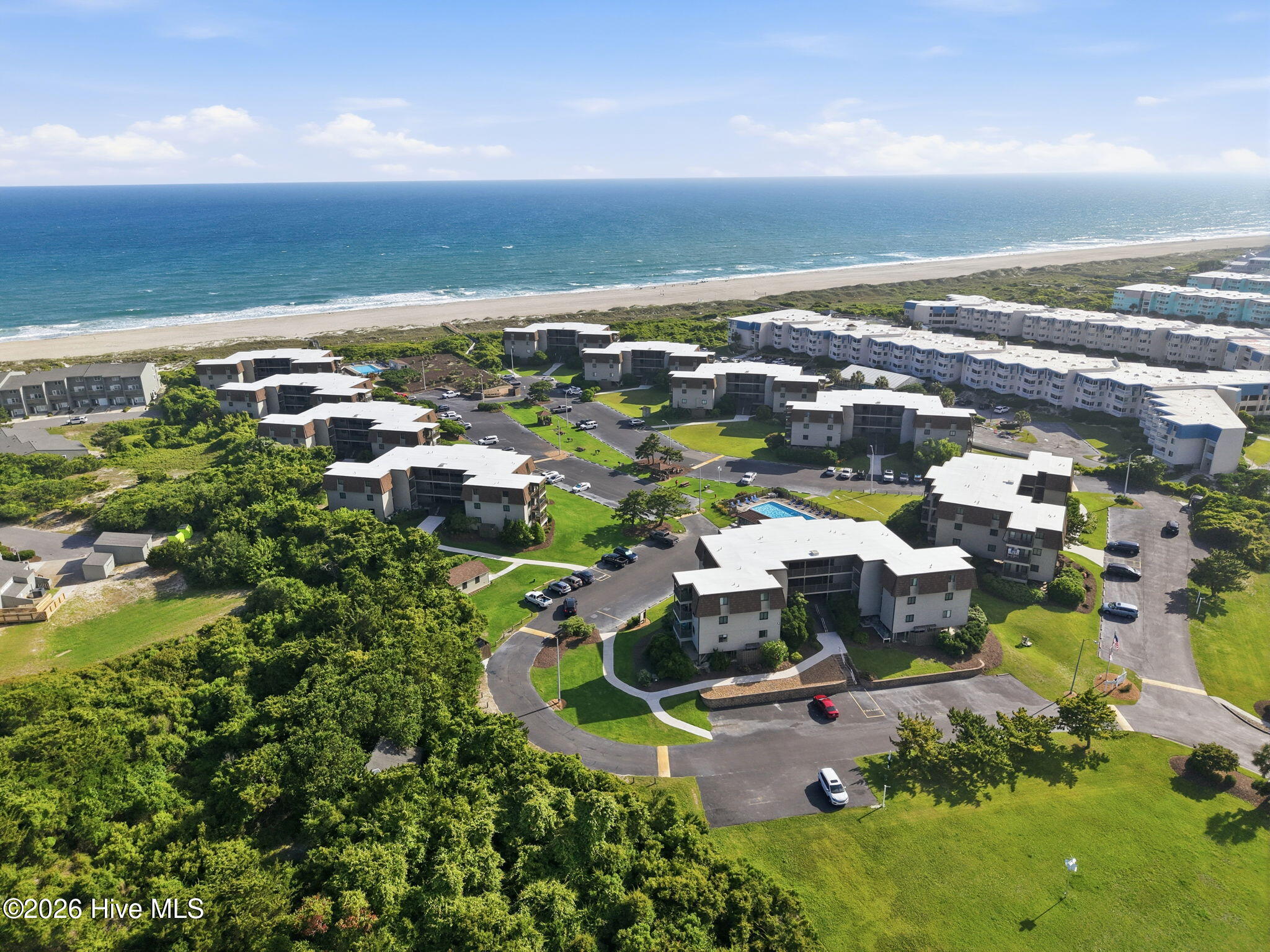 2008 East Fort Macon Road, Unit I 13 Atlantic Beach, NC 28512 - Photo 27 of 35 Aerial of Southwinds Complex