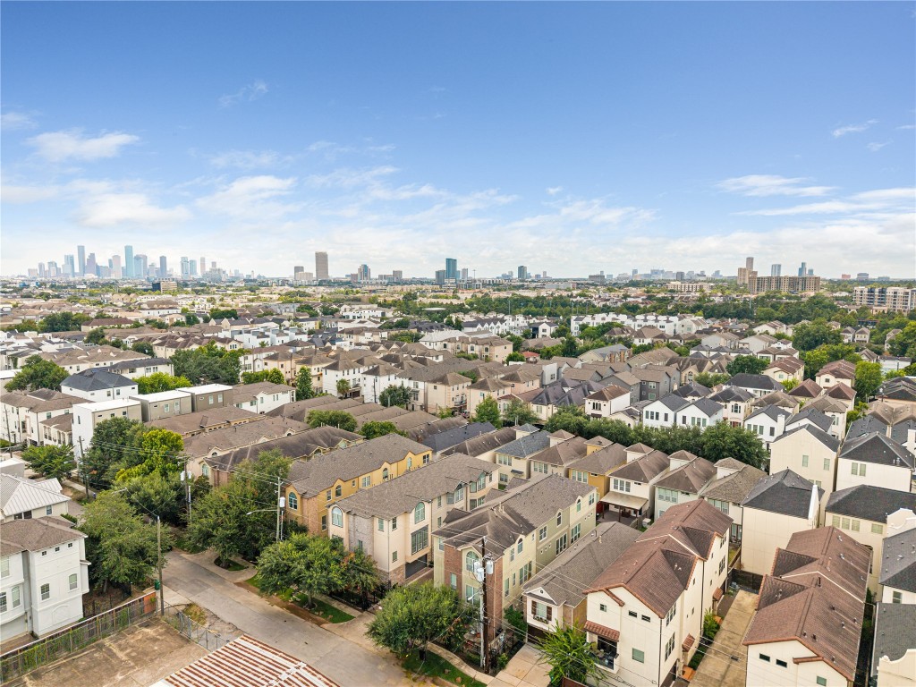 5733 Kansas Street Houston, TX 77007 - Photo 9 of 36 an aerial view of a city