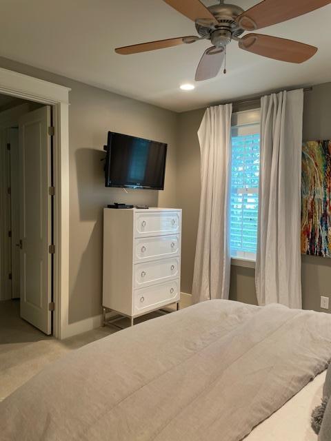 103 Jack Knife Drive Watersound, FL 32461 - Photo 24 of 24 a bedroom with a bed and a flat screen tv