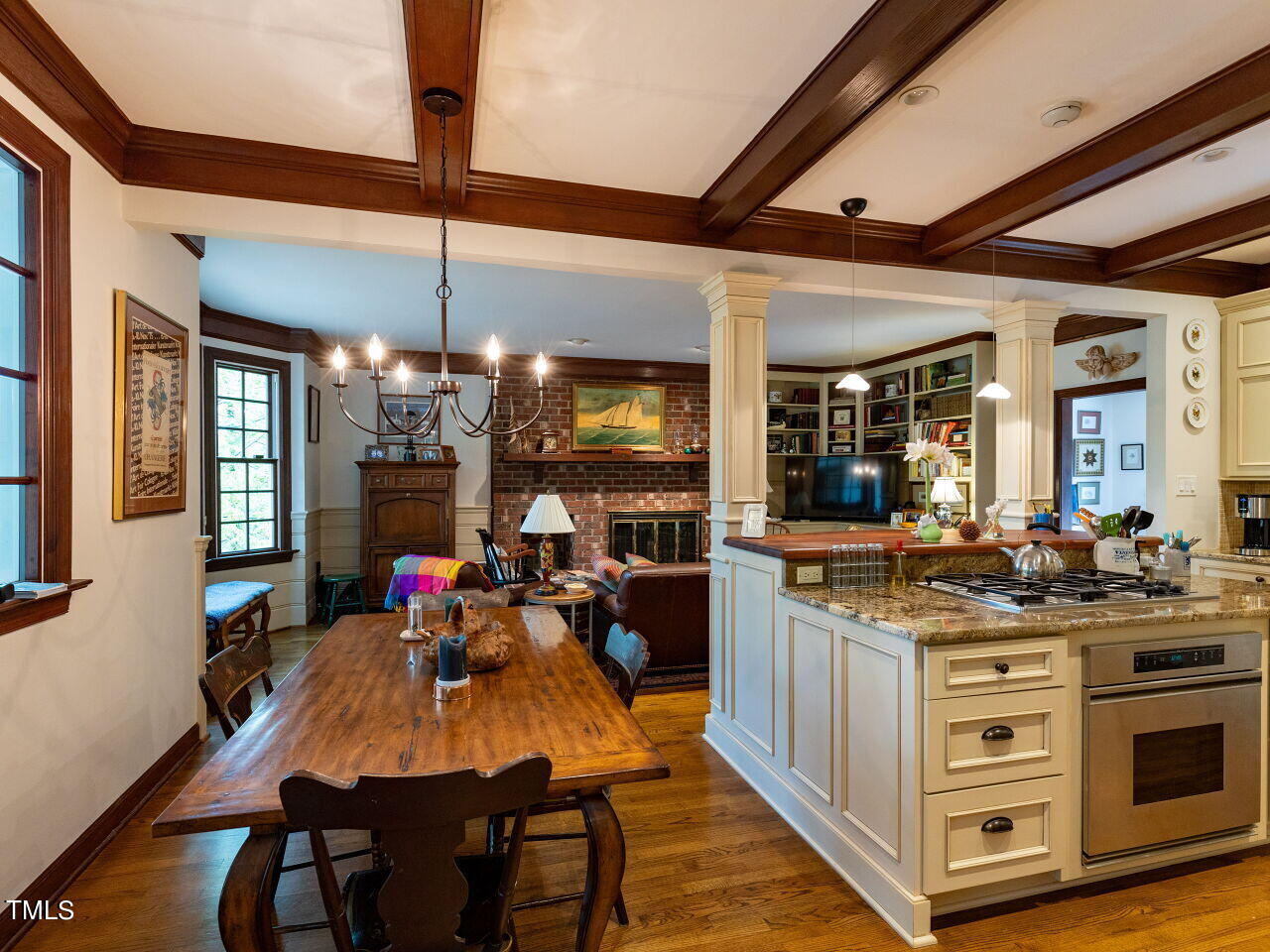 3004 Upland Circle Raleigh, NC 27607 - Photo 6 of 43 a view of a dining room with furniture