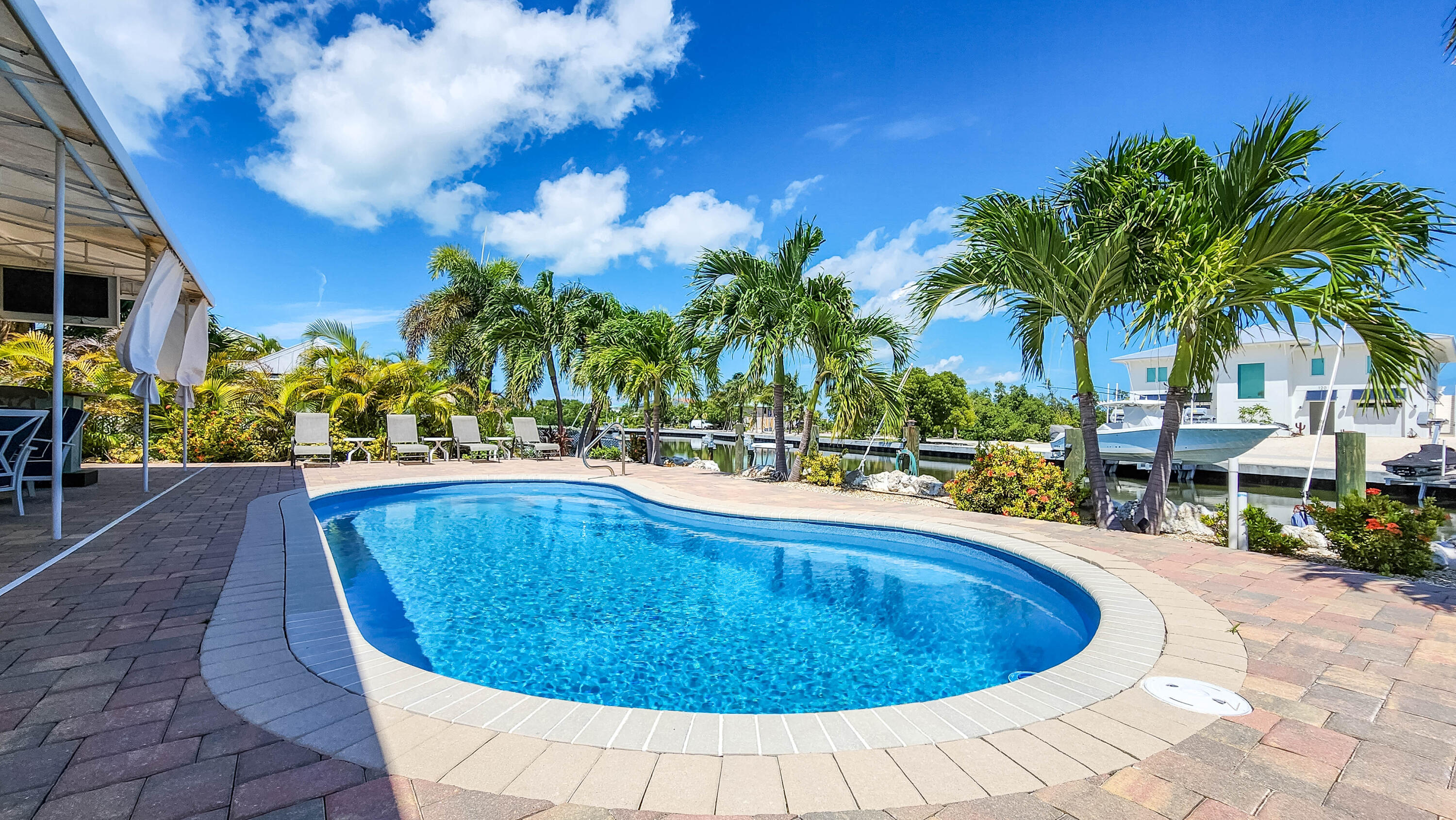 89 Sombrero Beach Road Marathon, FL 33050 - Photo 50 of 55 Canal home with a pool gazebo docks ocea