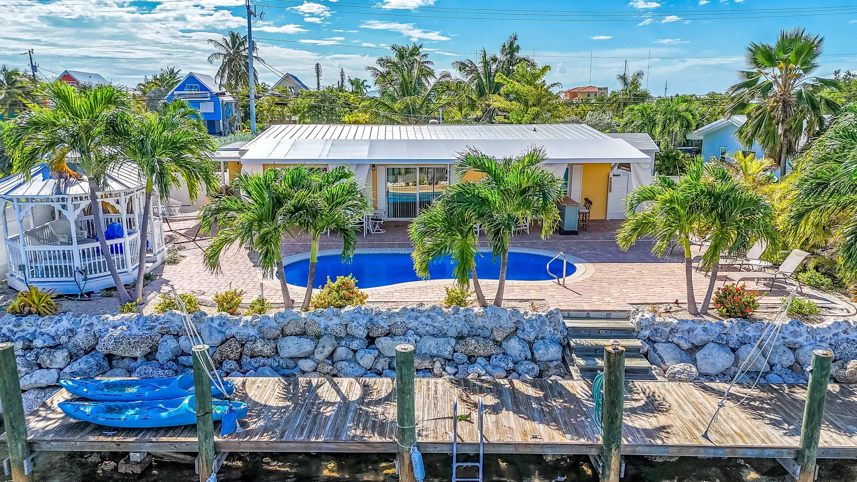 89 Sombrero Beach Road Marathon, FL 33050 - Photo 53 of 55 Canal home with a pool and ocean access
