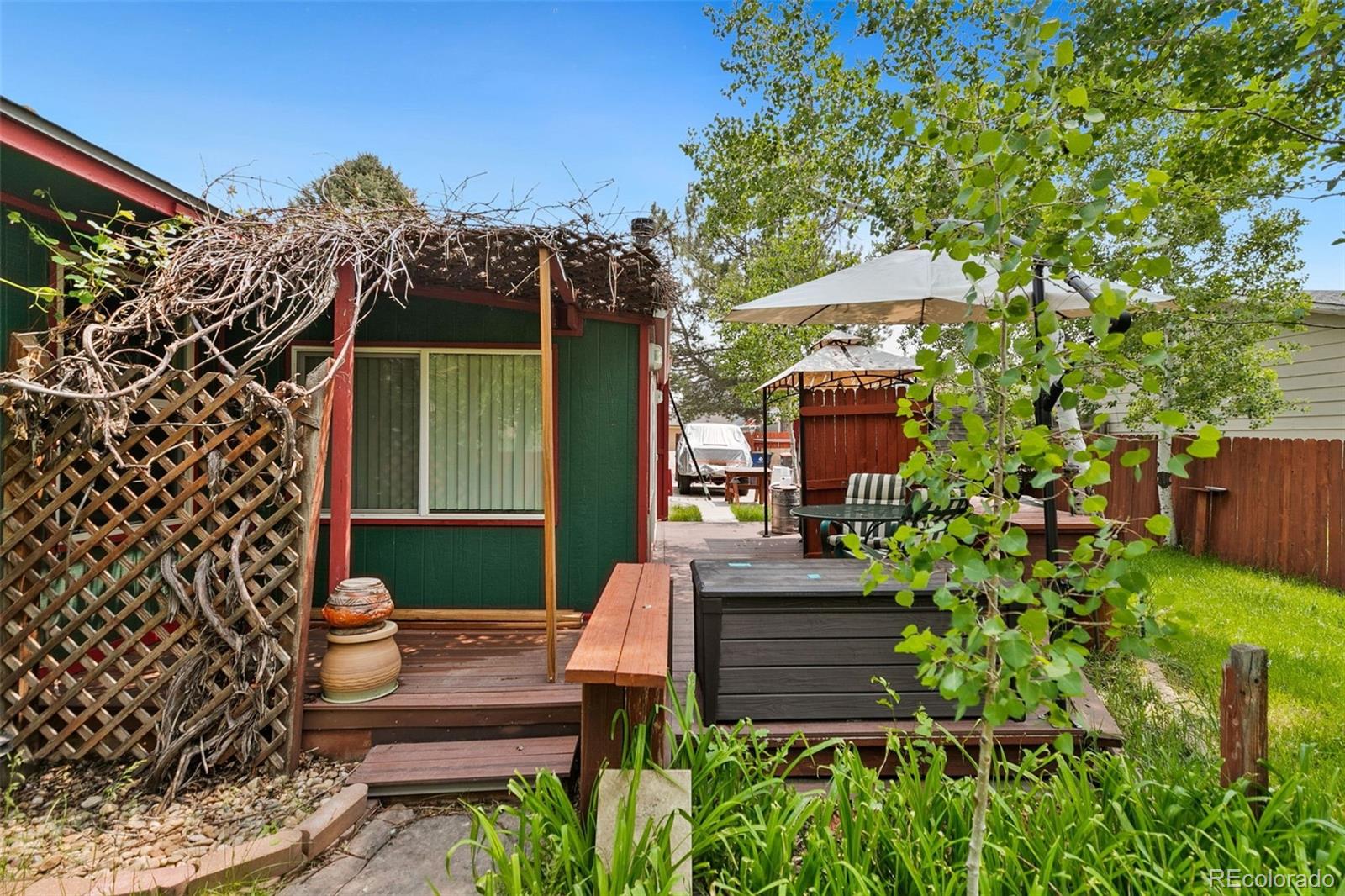13 Maple Drive Frederick, CO 80530 - Photo 27 of 32 a view of a backyard with plants
