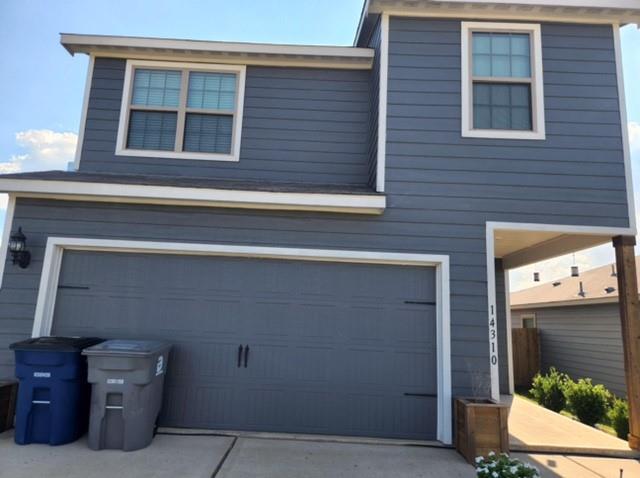 a view of a door of the house