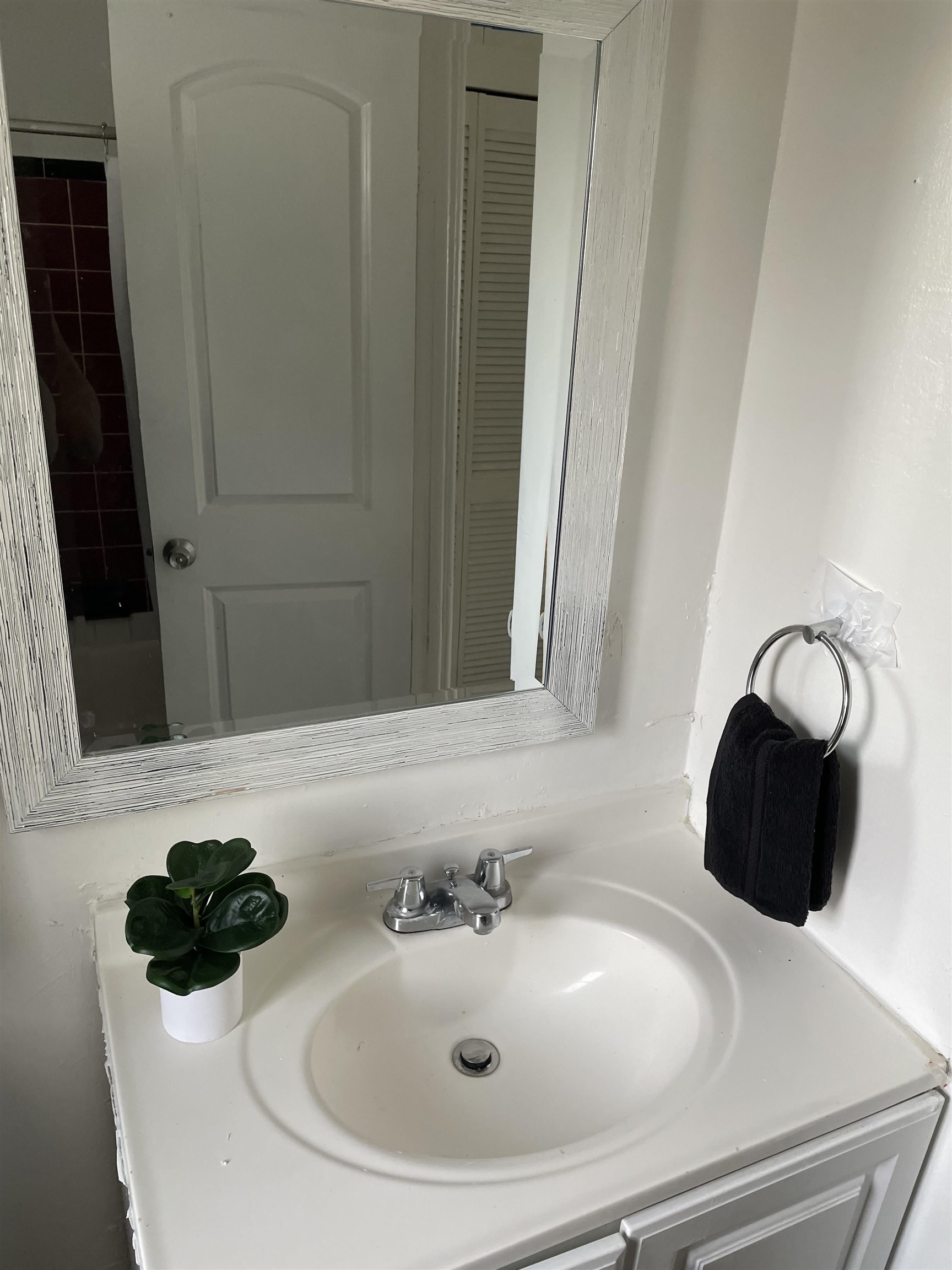 6 Christopher Street St. Augustine, FL 32084 - Photo 14 of 14 a bathroom with a sink and a mirror