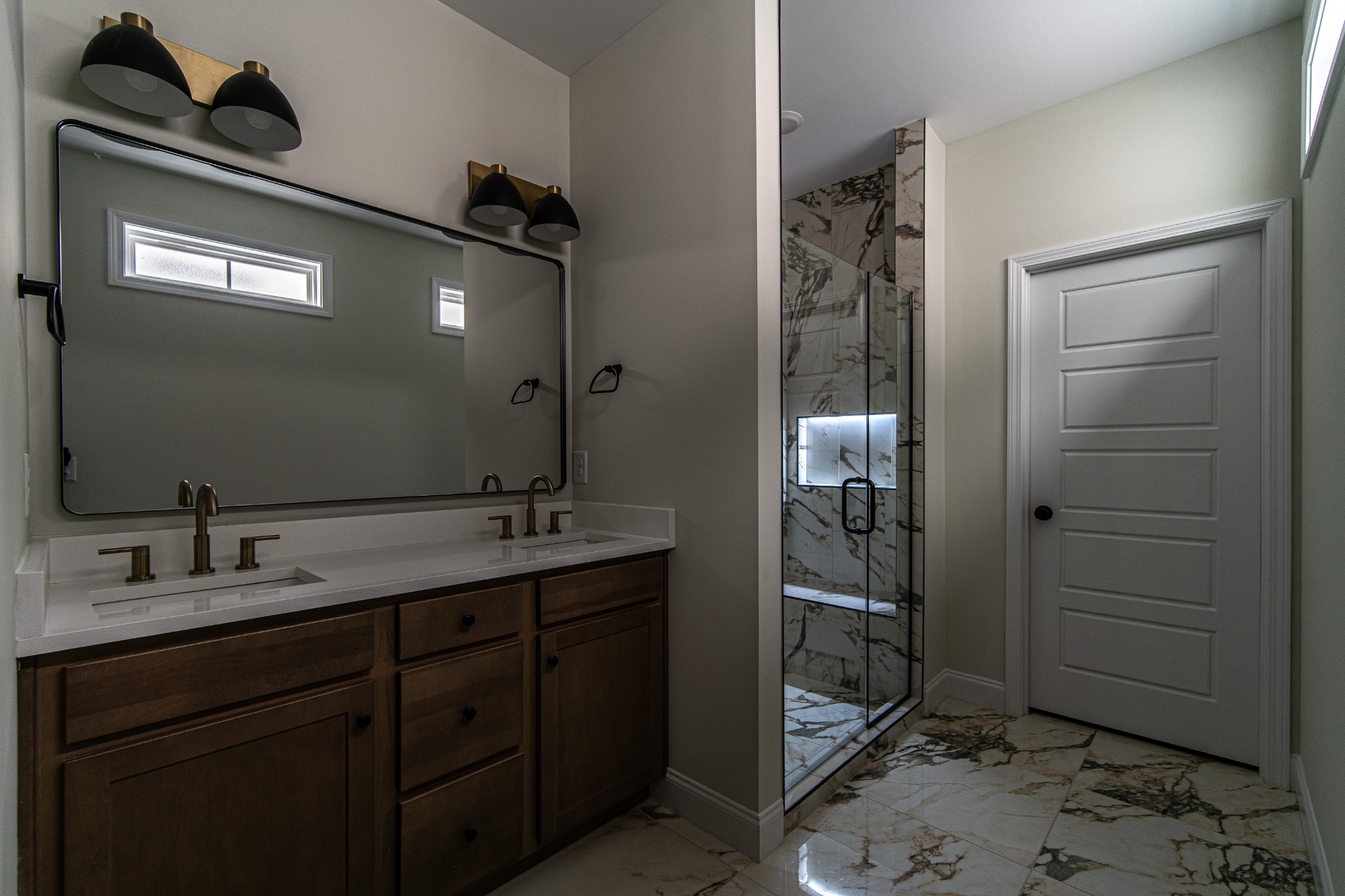 244 Franklin Street Pleasant View, TN 37146 - Photo 24 of 35 a bathroom with a granite countertop sink a toilet and shower
