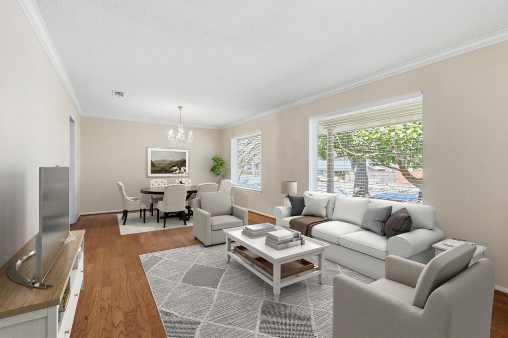 503 Summit Ridge Drive Euless, TX 76039 - Photo 8 of 38 a living room with furniture and a window
