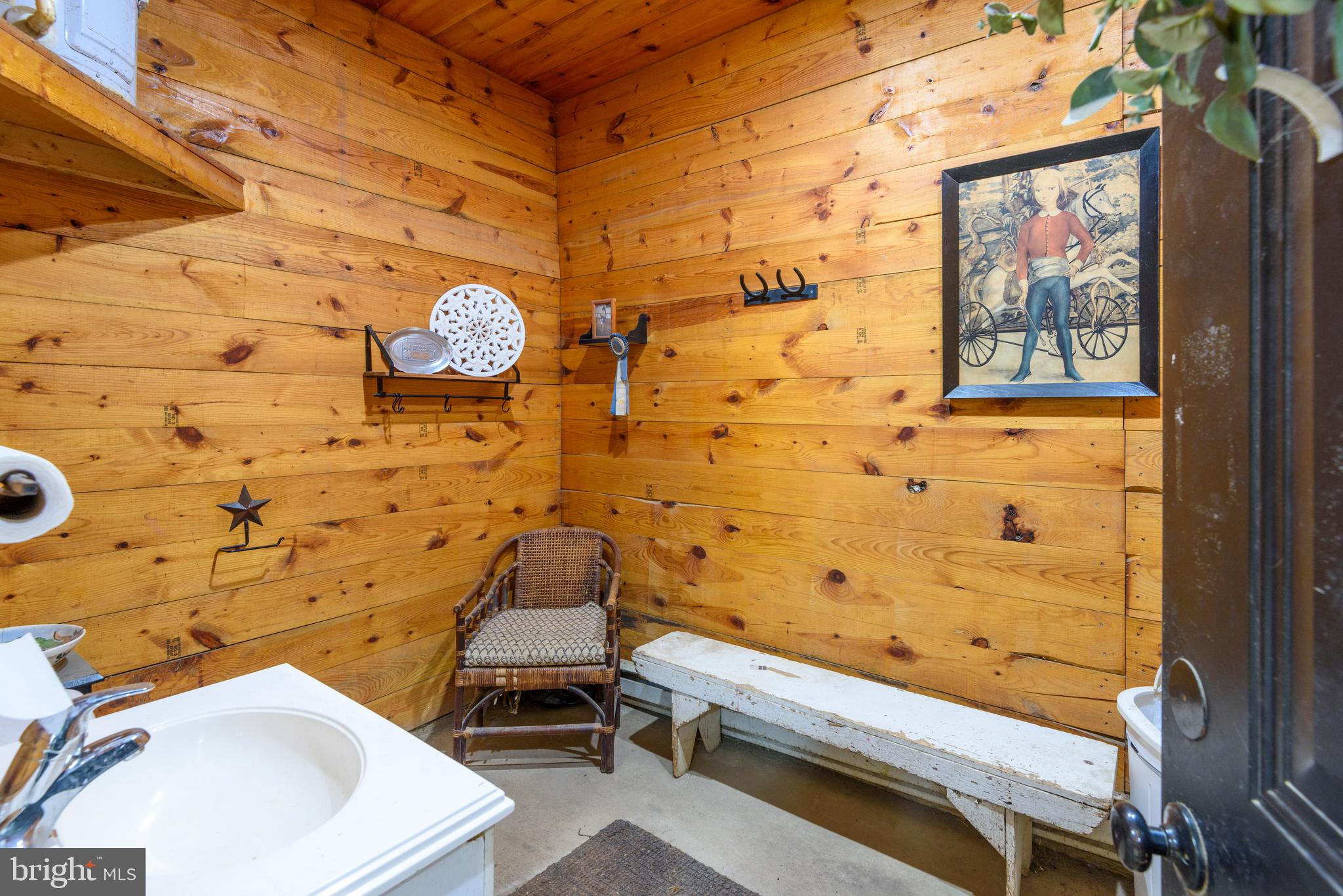 845 Waterway Road Oxford, PA 19363 - Photo 44 of 80 a bathroom with a sink and a shower curtain