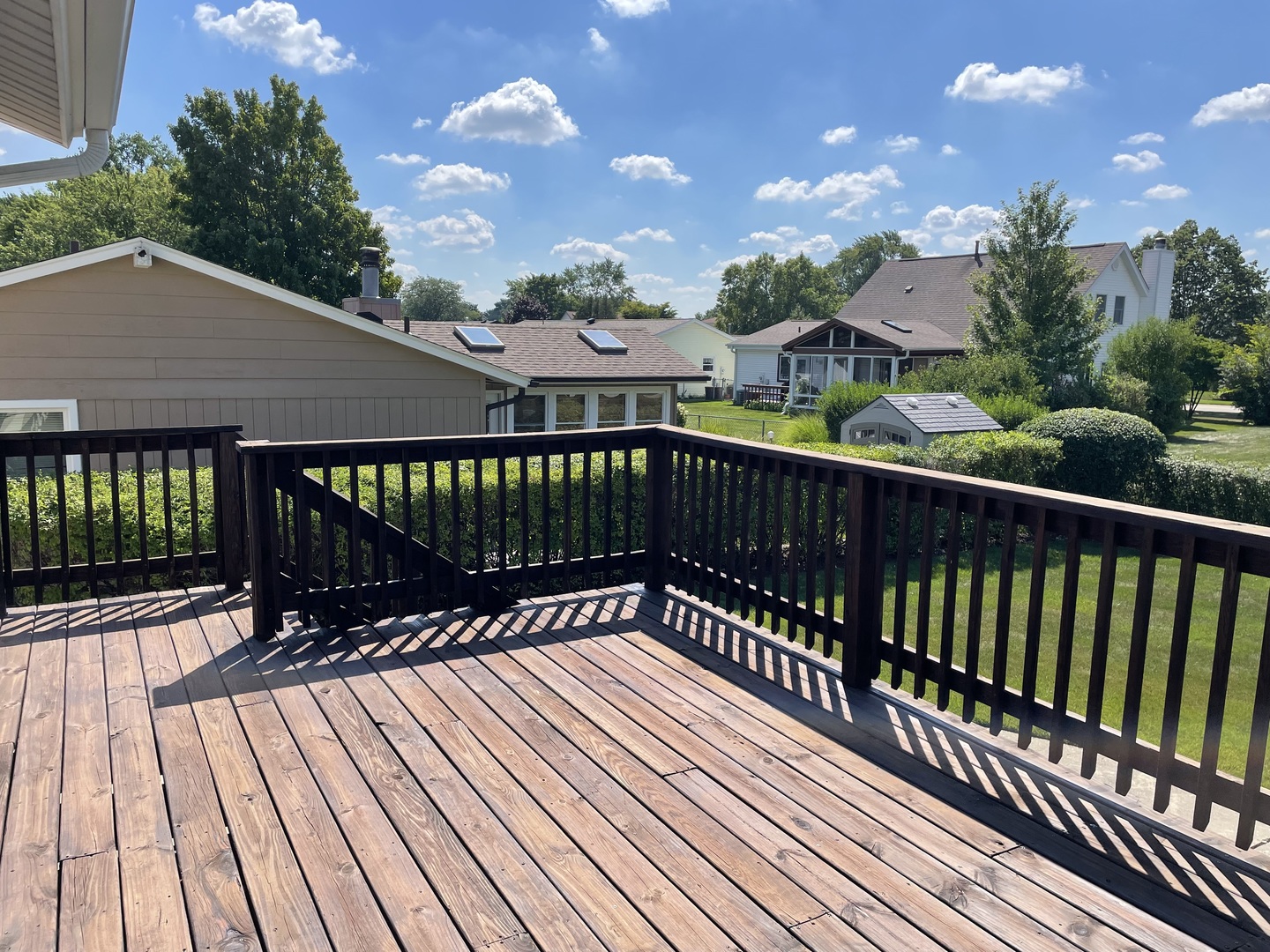 449 Yarmouth Road Elk Grove Village, IL 60007 - Photo 42 of 48 a view of a wooden roof deck