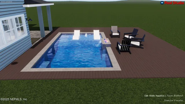 a view of a terrace with chairs