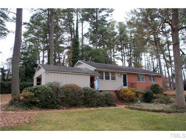 1301 Crabapple Lane Raleigh, NC 27607 - Photo 1 of 18 Lovely ranch with basement in great area off Ridge Road. Exterior Front