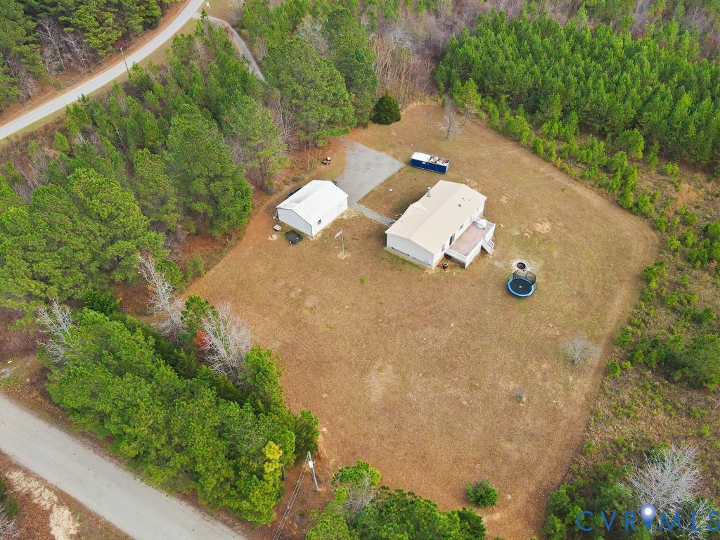 25825 Ridge Lane McKenney, VA 23872 - Photo 41 of 48 an aerial view of a house with yard