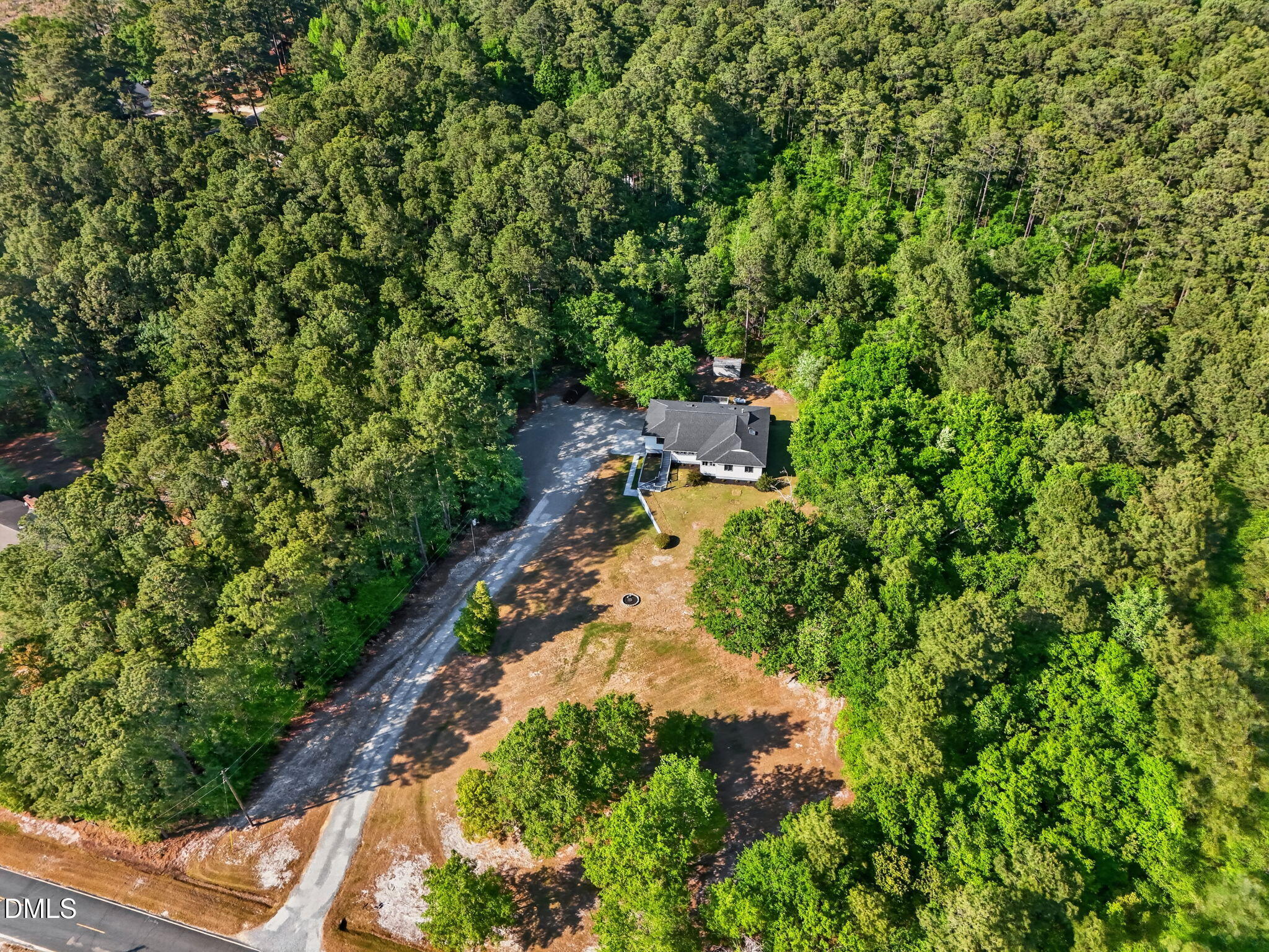 5363 Scottie Godwin Road Wade, NC 28395 - Photo 81 of 87 a aerial view of a house with a yard