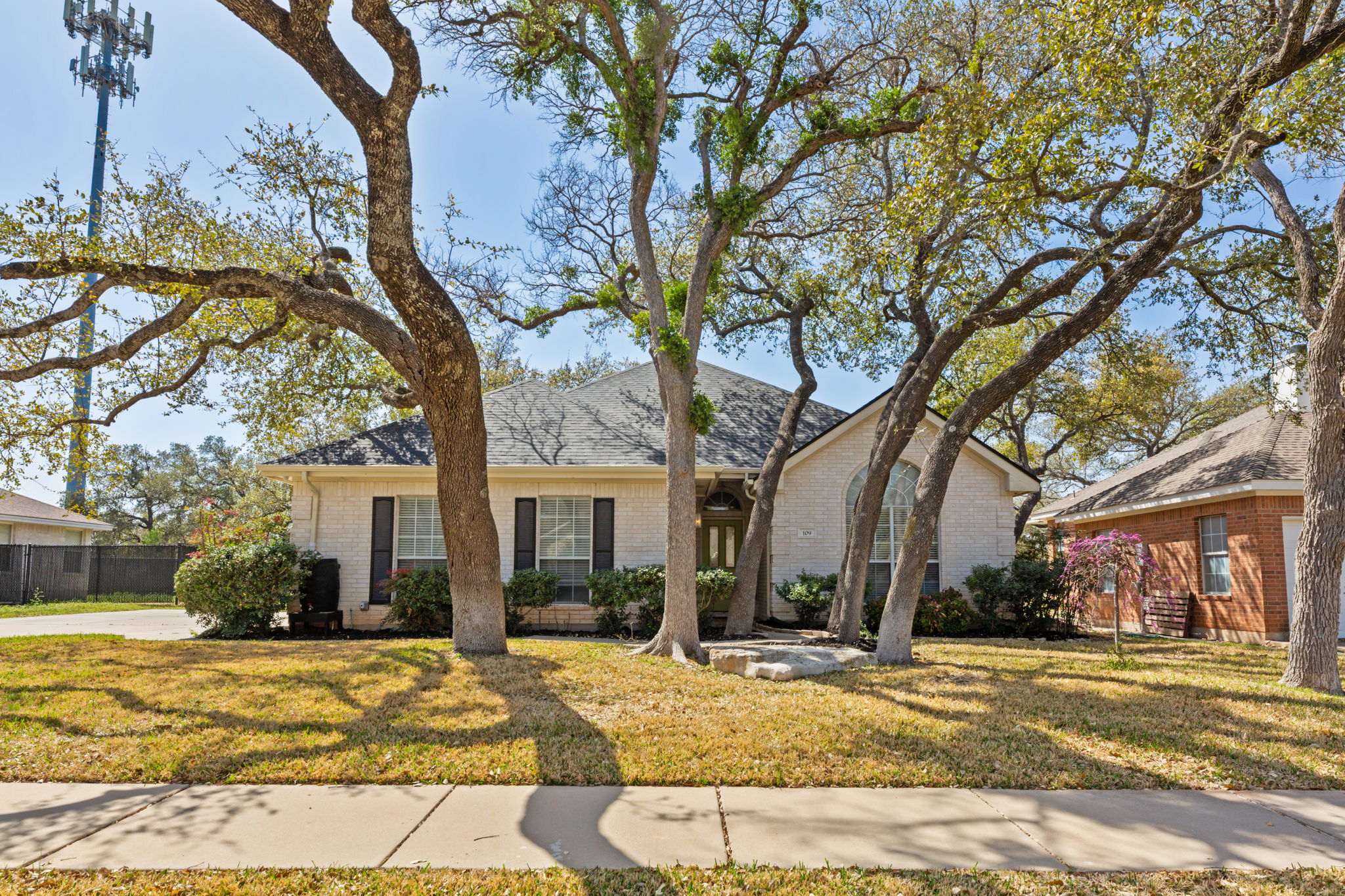 109 Riverview Drive Georgetown, TX 78628 - Photo 2 of 35 View of front of home featuring brick siding