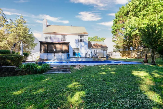 a view of outdoor space and yard