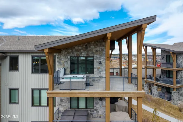 a view of balcony and patio