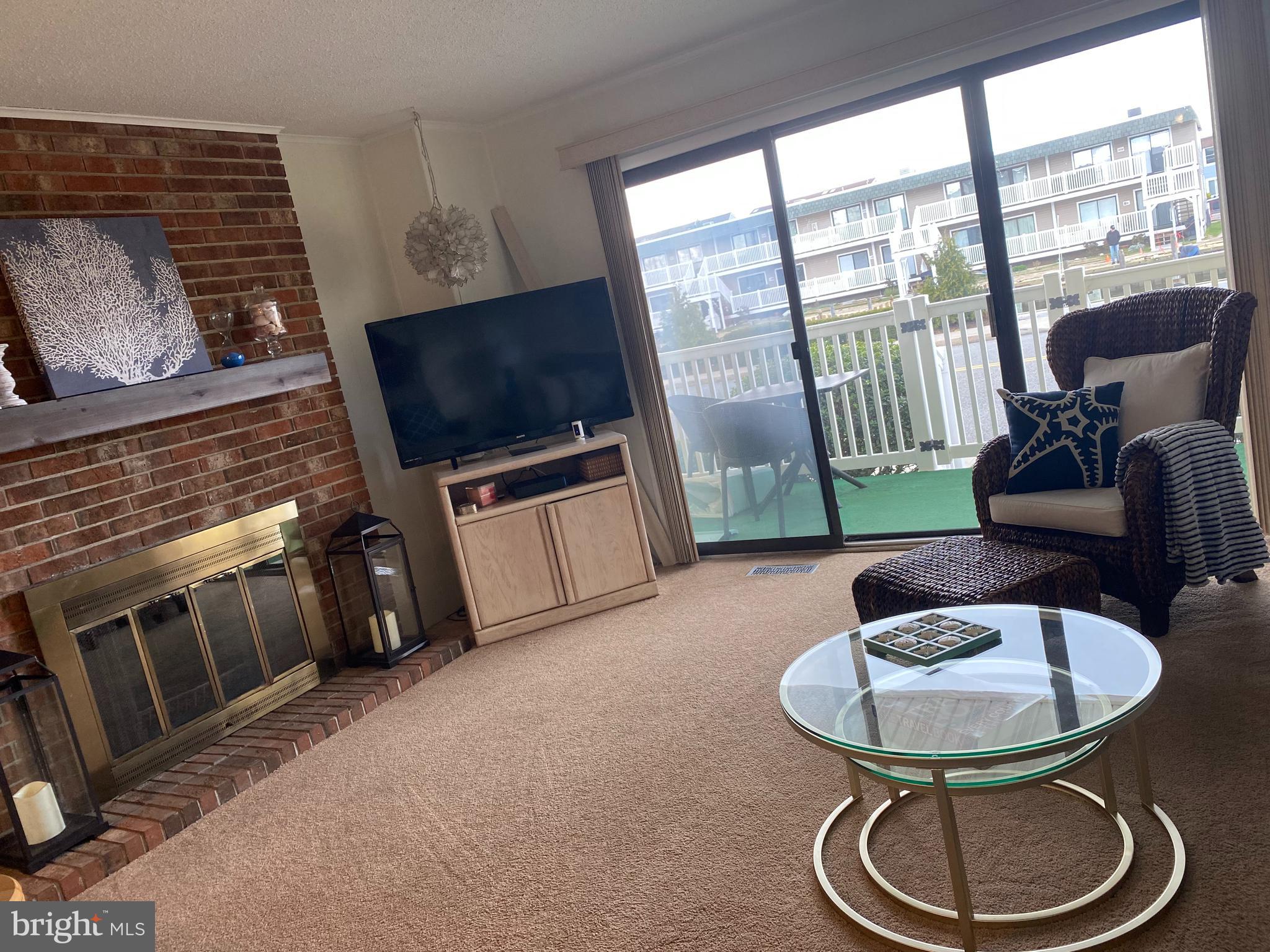 701 Rusty Anchor Road, Unit 15 Ocean City, MD 21842 - Photo 8 of 33 Living Room facing balcony #1 of 3