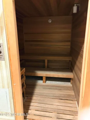 a close view of closet