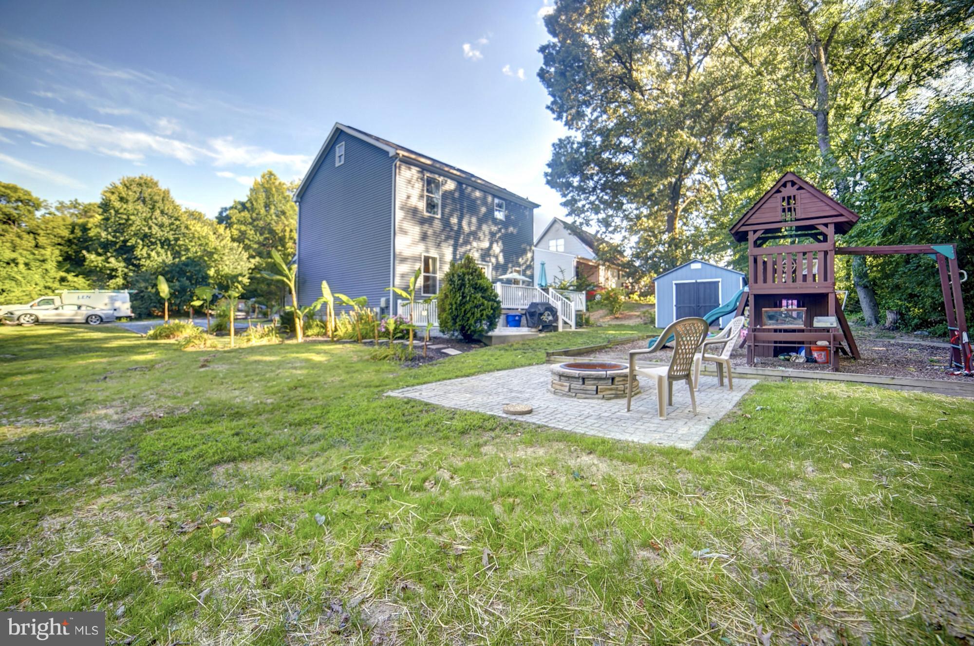 5218 Dewitt Road Baltimore, MD 21227 - Photo 22 of 25 Huge Yard with Firepit and Shed