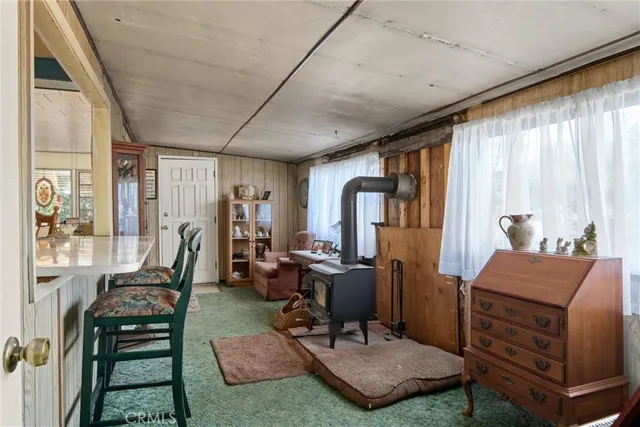 a view of a livingroom with furniture