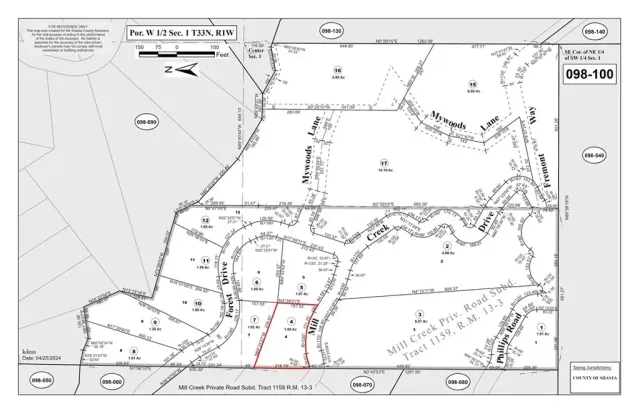 $24,900 | 0 Mill Creek Drive, Oak Run, CA 96069