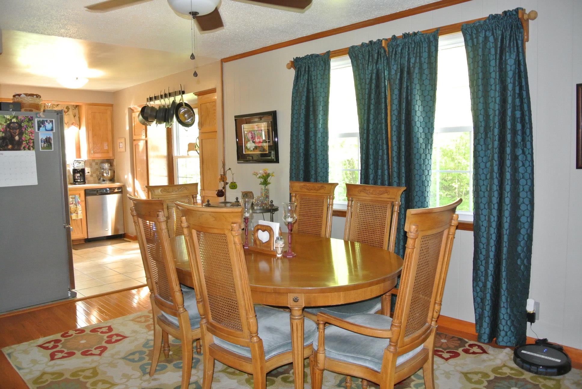 308 Dean Road Clarksville, TN 37040 - Photo 6 of 18 a view of a dining room with furniture and a window