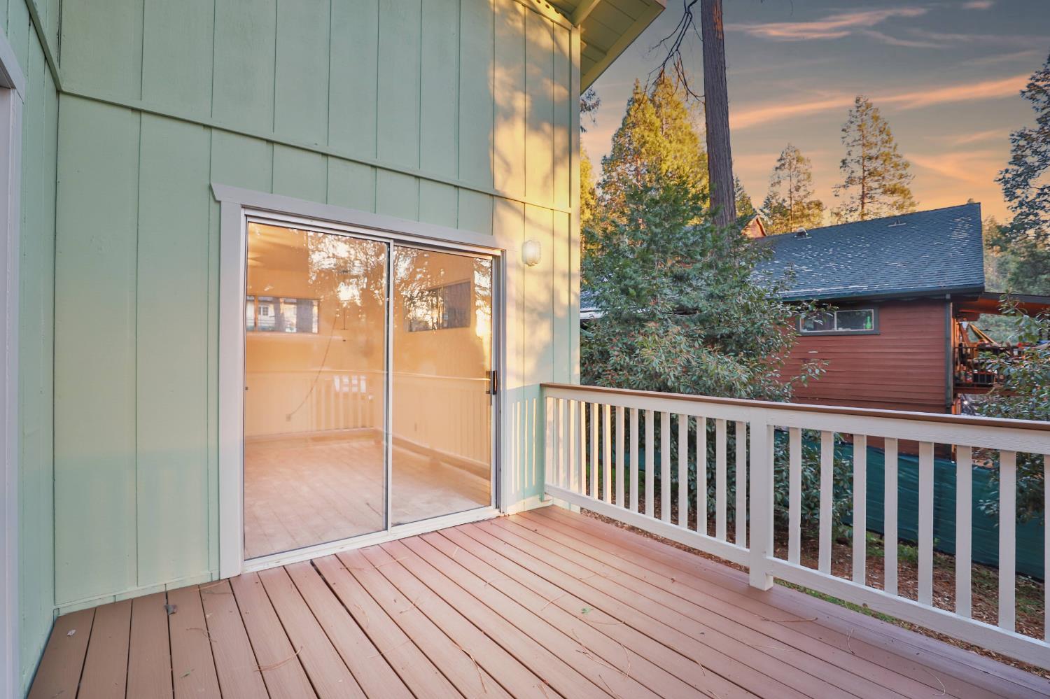 3060 Leaf Circle Pollock Pines, CA 95726 - Photo 29 of 38 a view of balcony with wooden floor