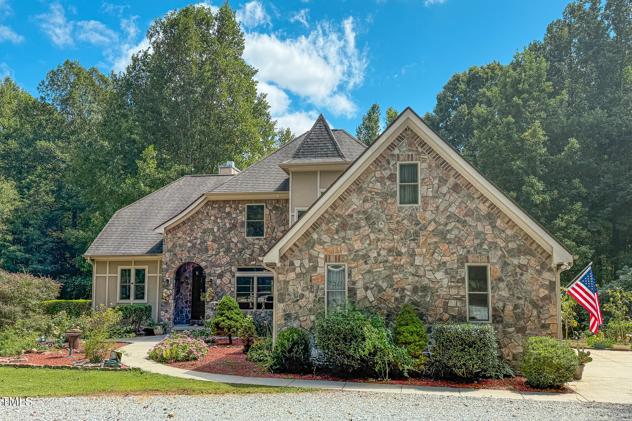 576 Duncan Road Timberlake, NC 27583 - Photo 87 of 91 a front view of house with yard and green space