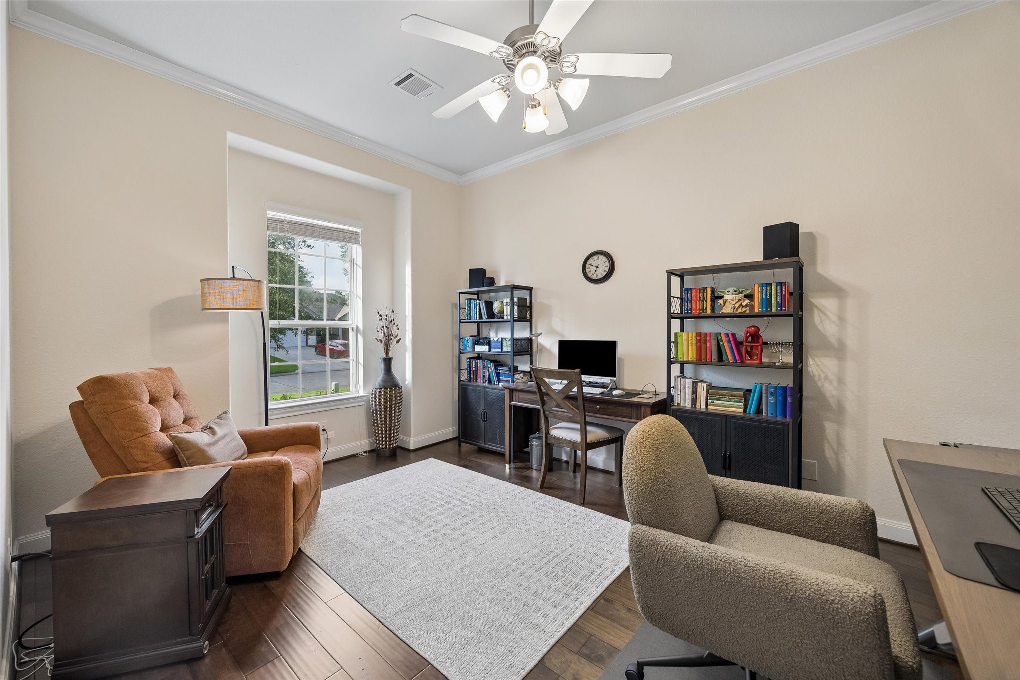 3306 Explorer Way Conroe, TX 77301 - Photo 8 of 35 Office/ study area with French doors next to entrance.