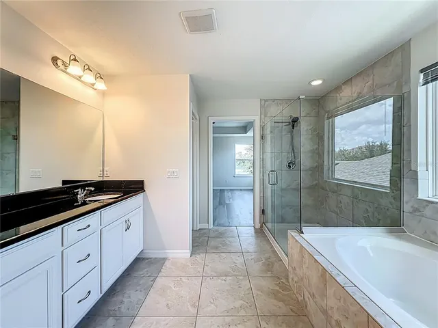 a view of an outdoor space and a lake view