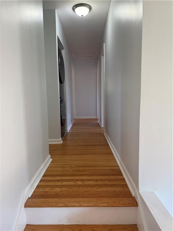 1309 Weston Drive Decatur, GA 30032 - Photo 25 of 35 a view of a hallway with wooden floor and staircase