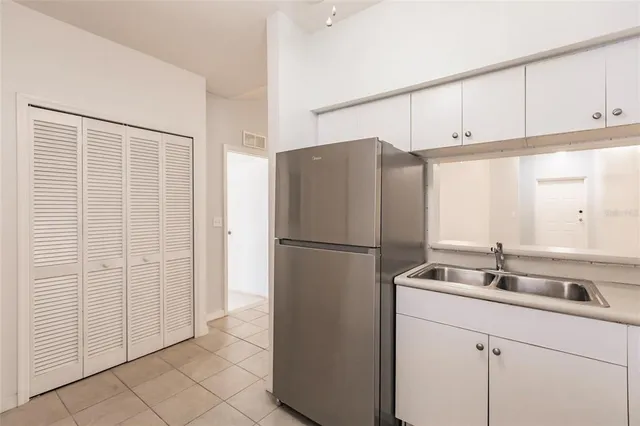 a view of empty room with a window