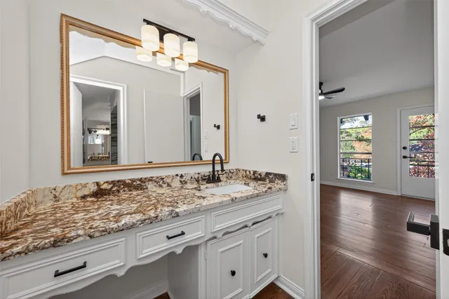 a bathroom with a sink and a bathtub