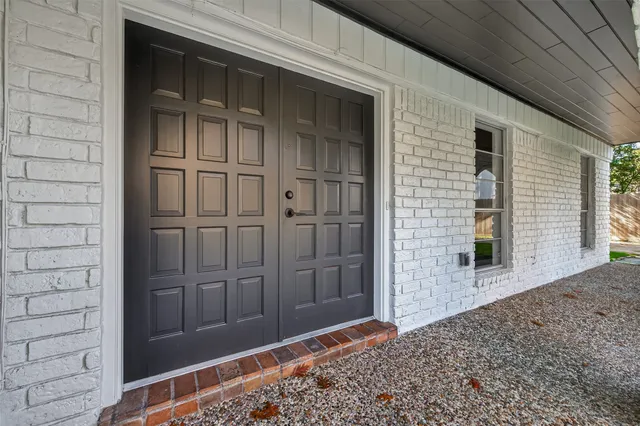 a view of front door of a house