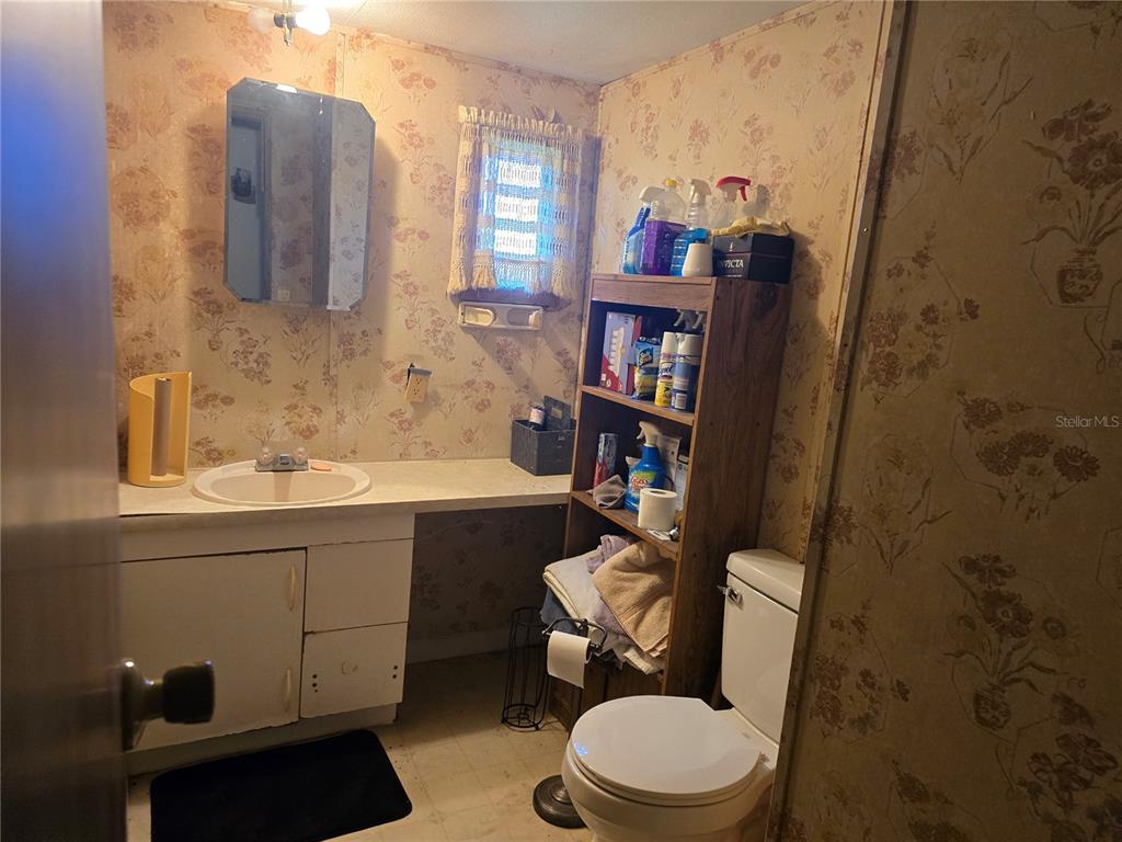 513 Smith Road Polk City, FL 33868 - Photo 10 of 33 a bathroom with a toilet a sink and a bathtub