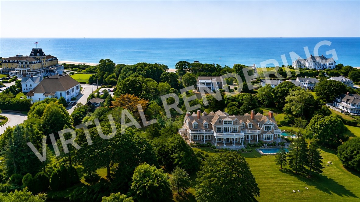 8 Chapel Lane Westerly, RI 02891 - Photo 3 of 22 Virtual rendering showing what could be built on this astounding property; the parcel creates an
exceptional opportunity to build a multi-generational legacy compound!