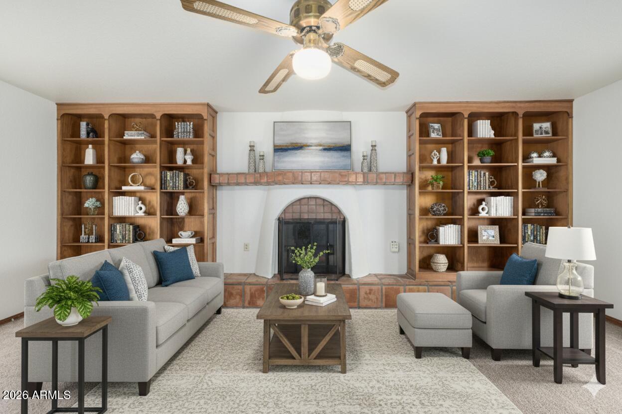 5496 North Arizona Road Apache Junction, AZ 85119 - Photo 18 of 49 Virtual Staging Living Room