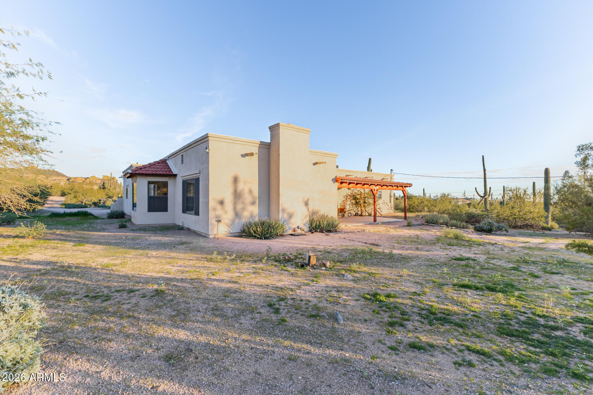 5496 North Arizona Road Apache Junction, AZ 85119 - Photo 34 of 49 Backyard view of home
