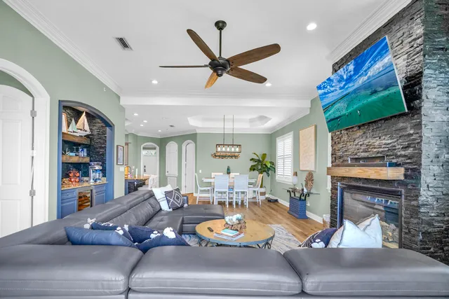 a bed room with a bed and a chair