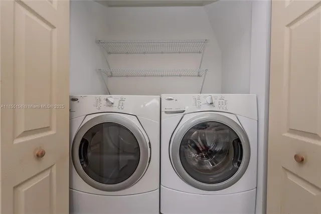 a room with balcony and a space