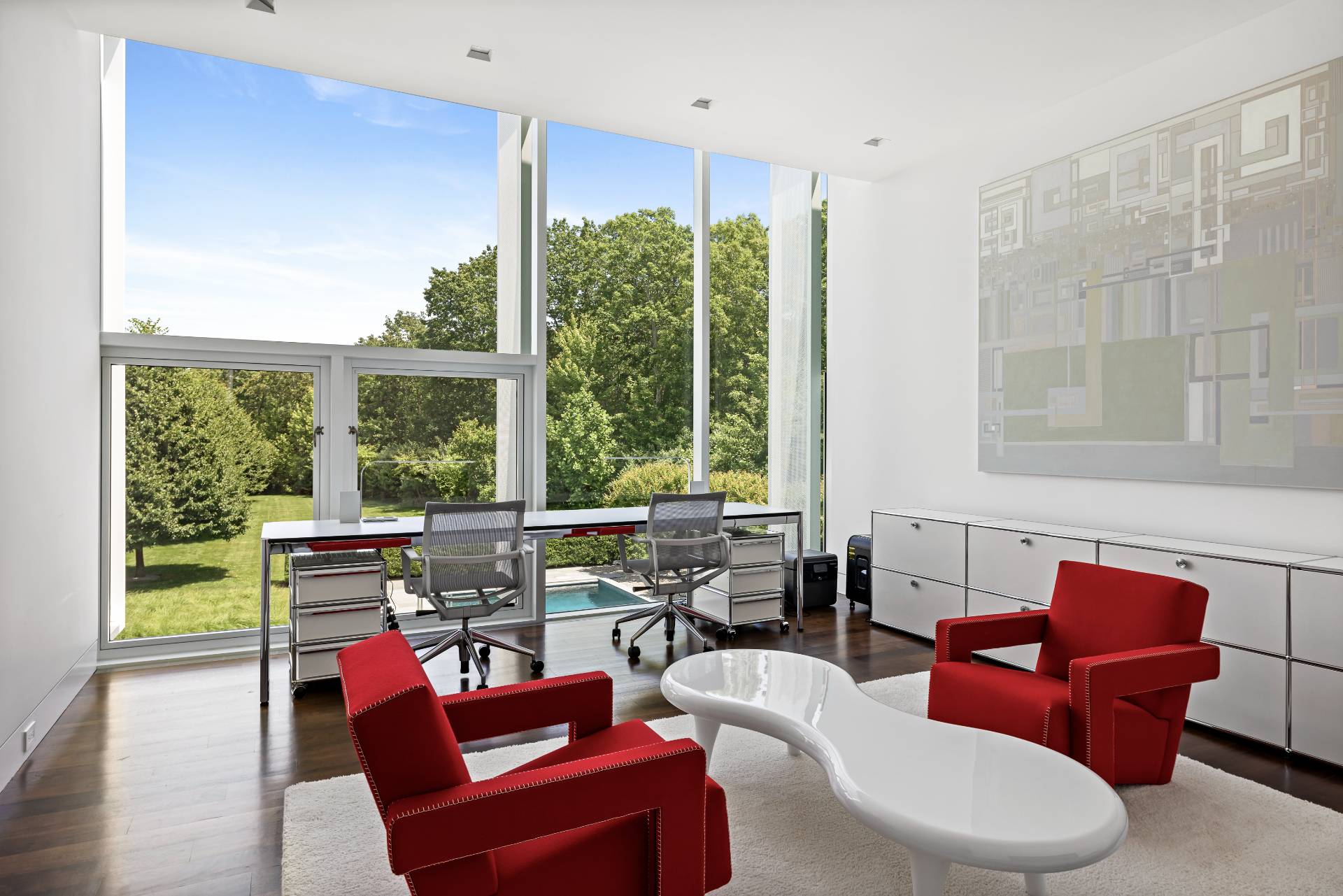 13 Terry's Trail East Hampton, NY 11937 - Photo 36 of 46 a living room with furniture and a large window