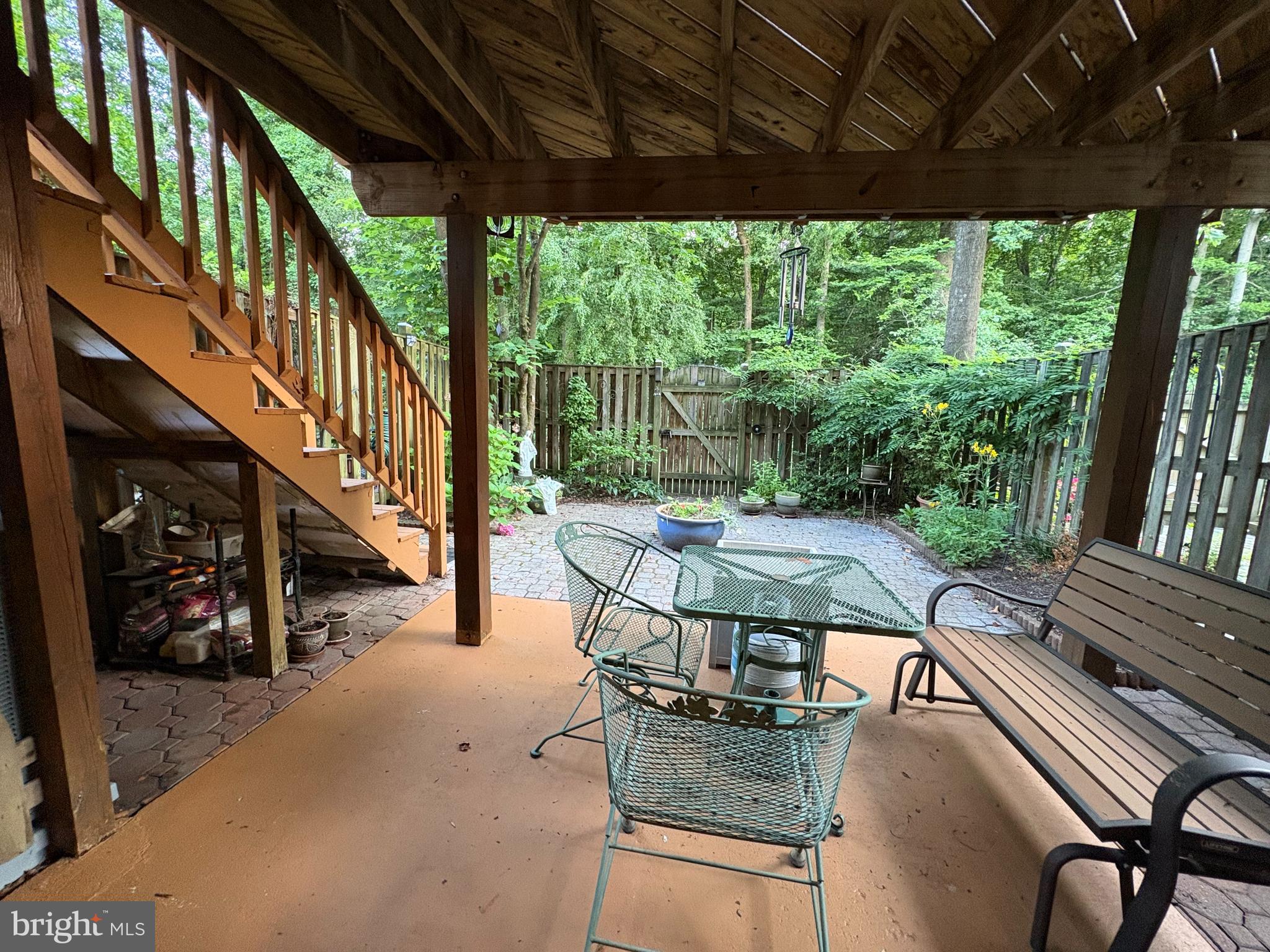 5930 Langton Drive Franconia, VA 22310 - Photo 33 of 33 Backyard Patio view from Basement