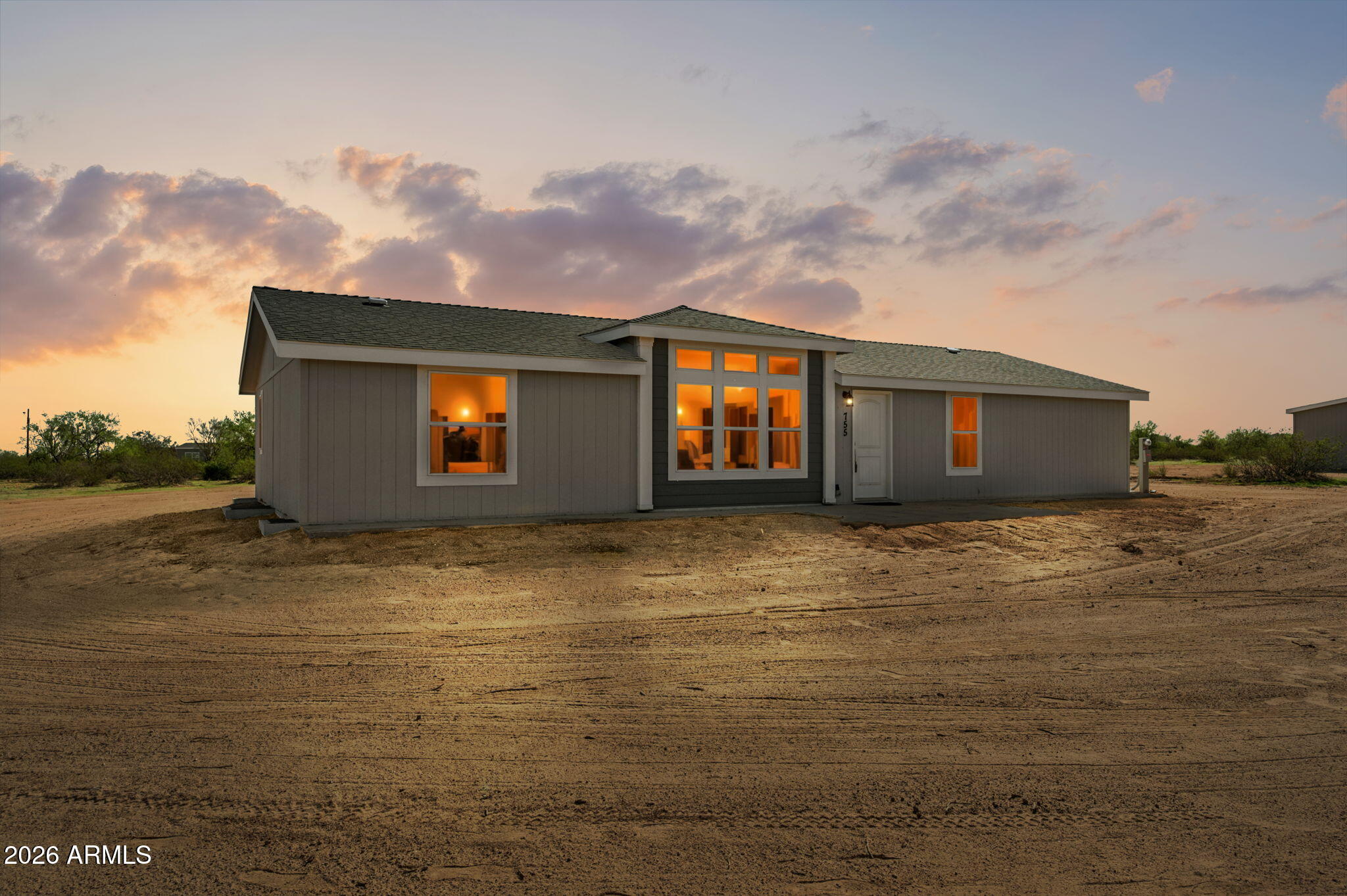 a view of an house with backyard space