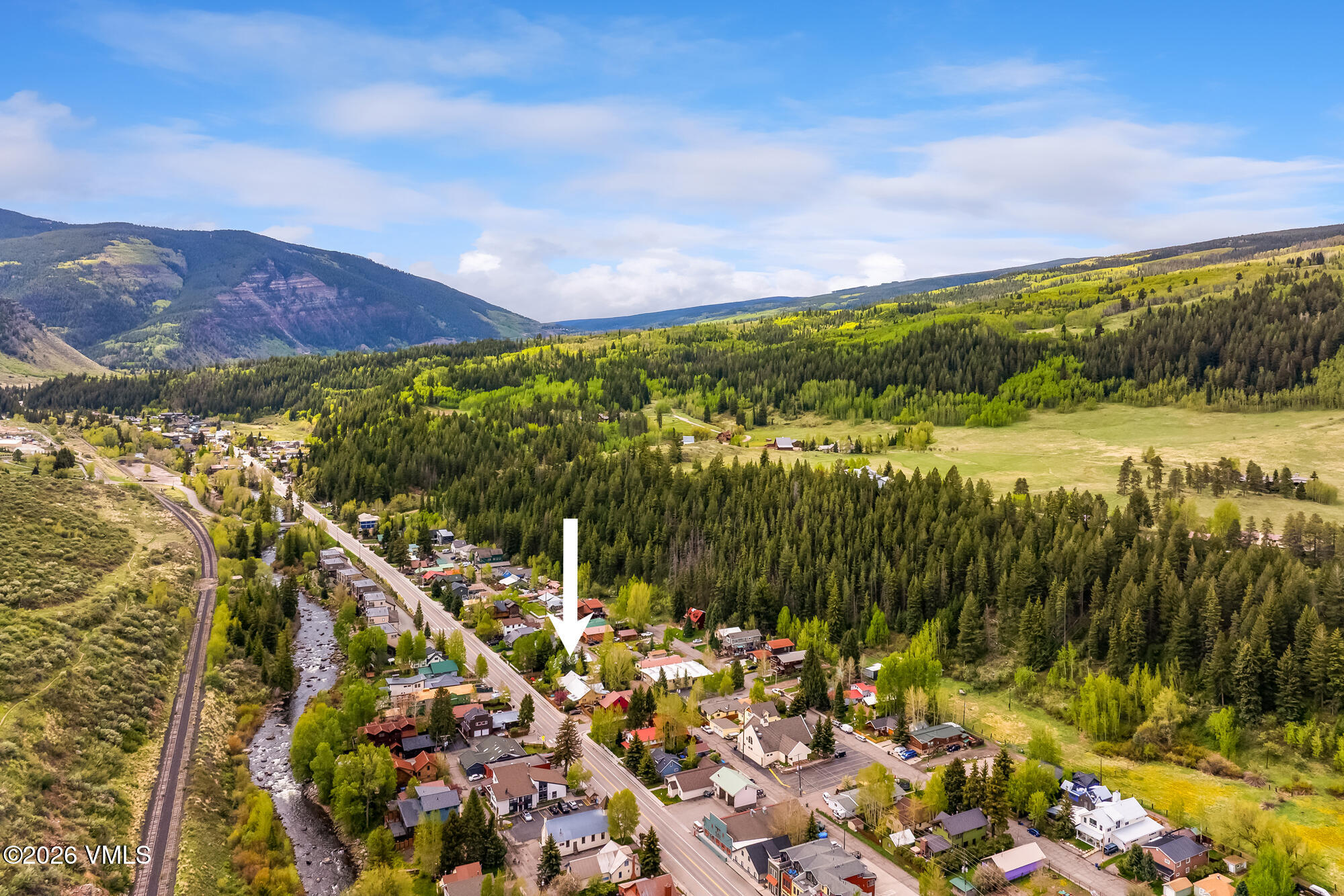 541 Main Street Minturn, CO 81645 - Photo 38 of 40 aerial 6 arrow