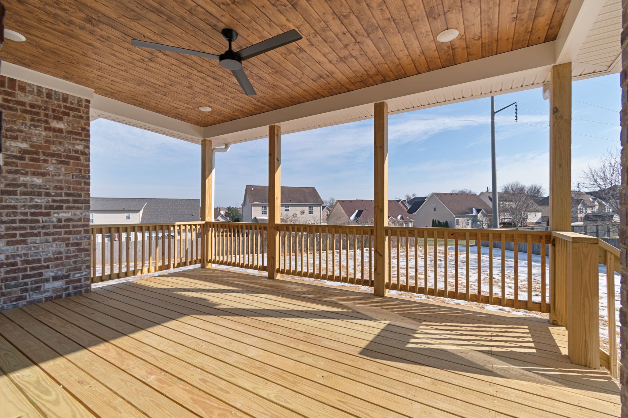 1004 Pheasant Court Spring Hill, TN 37174 - Photo 19 of 22 a view of a balcony with wooden floor